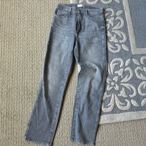 7 for all mankind light gray jeans
